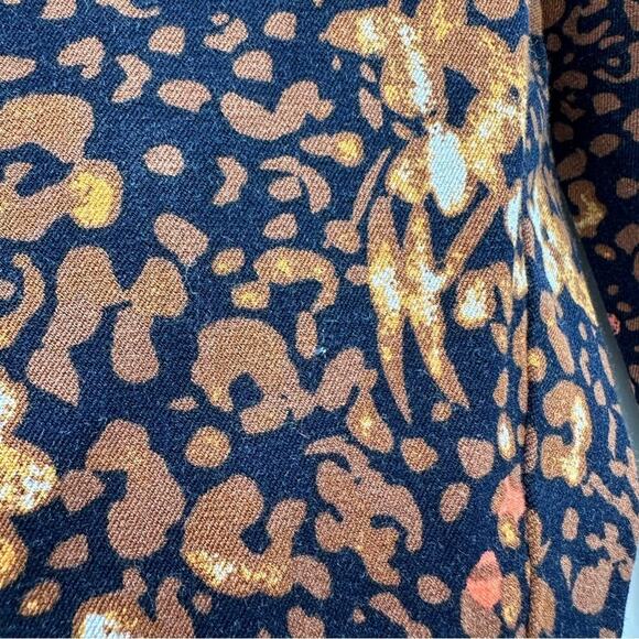 Anthropologie The Essential Slim Autumn Floral Print Trouser Pants Sz 8 - Picture 12 of 15